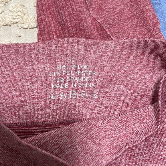 Women’s Legging Bundle Size Large Blue and Maroon - Picture 6 of 6